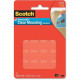 3m Scotch Removable Mounting Squares - 0.69" Width x 0.69" Length - Removable, Photo-safe, Repositionable, Double-sided - 35 / Pack - Gray - TAA Compliance 859