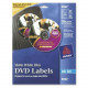 Avery &reg; Film DVD Labels, Permanent Adhesive, Matte, 20 Disc Labels and 40 Spine Labels (8962) - - LengthCircle - Inkjet - White - 2 / Sheet - 20 / Pack - TAA Compliance 8962