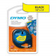 Newell Rubbermaid Dymo LetraTag Label Maker Tape Cartridge - 1/2" Width x 13 ft Length - Direct Thermal - Yellow - Polyester - 1 / Each - TAA Compliance 91332