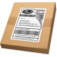 Avery &reg; Shipping Labels, TrueBlock(R) Technology, Permanent Adhesive, 5-1/2" x 8-1/2", 1,000 Labels (95900) - Permanent Adhesive - 5 1/2" Width x 8 1/2" Length - Rectangle - Laser - White - 2 / Sheet - 1000 / Carton - TAA Compl