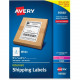Avery &reg; Shipping Address Labels, Laser & Inkjet Printers, 500 Labels, Half Sheet Labels, Permanent Adhesive (95930) - Permanent Adhesive - 5 1/2" Width x 8 1/2" Length - Rectangle - Laser, Inkjet - White - Paper - 2 / Sheet - 500 / B