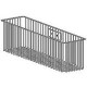 Ergotron Wire Storage Basket - External Dimensions: 13.1" Width x 4.1" Depth x 6.1" Height - Gray - TAA Compliance 99-068-100