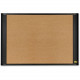 3m Post-it&reg; Self-Sticking Cork Bulletin Board - 36" Height x 24" Width - Brown Cork Surface - Self-stick, Warp Resistant - Graphite Frame - 1 Each - TAA Compliance A3624G