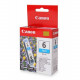 Canon Cyan Ink Cartridge - Cyan - Inkjet - 1 Each BCI-6C