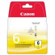 Canon BCI-6Y Original Ink Cartridge - Yellow - Inkjet BCI-6Y