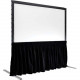 Draper Tripod Screen Skirt - 38" Length x 99" Width - Polyester - Black C168.160