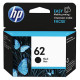HP 62 (C2P04AN) Black Original Ink Cartridge (200 Yield) - TAA Compliance C2P04AN