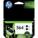 HP 564 Original Ink Cartridge - Twin-pack - Black - Inkjet - Standard Yield - 500 Pages - 2 / Pack C2P51FN#140
