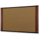 3m Cork Board, Mahogany Finish Frame (36" x 24") C3624MY