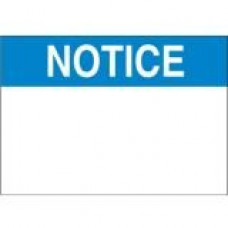 Panduit ID Label - 4" Height x 6" Width - Rectangle - Blue, White - Polyester - 100 / Roll - 100 / Roll - TAA Compliance C400X600AX1