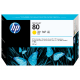 HP 80 (C4848A) Yellow Original Ink Cartridge (350 ml) - Design for the Environment (DfE), TAA Compliance C4848A