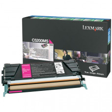 Lexmark Magenta Return Program Toner Cartridge (1,500 Yield) - Design for the Environment (DfE), TAA Compliance C5200MS