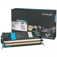 Lexmark Cyan Toner Cartridge (3,000 Yield) C5222CS
