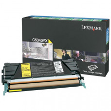 Lexmark Extra High Yield Yellow Return Program Toner Cartridge (7,000 Yield) - Design for the Environment (DfE), TAA Compliance C5340YX