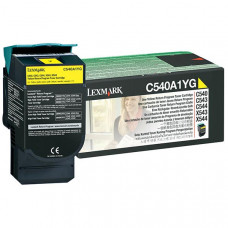 Lexmark Yellow Return Program Toner Cartridge for US Government (1,000 Yield) (TAA Compliant Version of C540A1YG) - TAA Compliance C540A4YG
