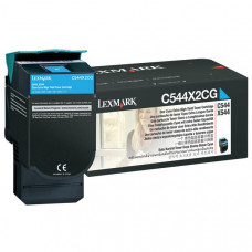 Lexmark Extra High Yield Cyan Toner Cartridge (4,000 Yield) C544X2CG