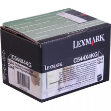 Lexmark Extra High Yield Black Return Program Toner Cartridge for US Government (6,000 Yield) (TAA Compliant Version of C544X1KG) - TAA Compliance C544X4KG