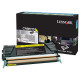 Lexmark High Yield Yellow Return Program Toner Cartridge (10,000 Yield) (For Use in Model C748) C748H1YG