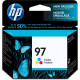 HP 97 Original Ink Cartridge - Single Pack - Inkjet - 450 Pages - Cyan, Magenta, Yellow - 1 Each C9363WN#140