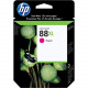 HP 88 Original Ink Cartridge - Single Pack - Inkjet - 1210 Pages - Magenta - 1 Each - ENERGY STAR, TAA Compliance C9392AN#140