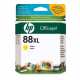 HP 88 Original Ink Cartridge - Single Pack - Inkjet - 1200 Pages - Yellow - 1 Each - ENERGY STAR, TAA Compliance C9393AN#140