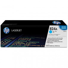 HP 824A (CB381A) Cyan Original LaserJet Toner Cartridge (21,000 Yield) - Design for the Environment (DfE), TAA Compliance CB381A