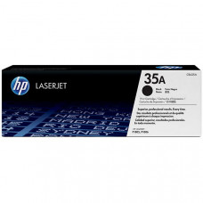 HP 35A (CB435A) Black Original LaserJet Toner Cartridge (1,500 Yield) - Design for the Environment (DfE), ENERGY STAR, TAA Compliance CB435A