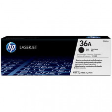 HP 36A (CB436A) Black Original LaserJet Toner Cartridge (2,000 Yield) - Design for the Environment (DfE), ENERGY STAR, TAA Compliance CB436A