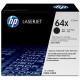 HP 64X (CC364X) Black Original LaserJet Toner Cartridge (24,000 Yield) - Design for the Environment (DfE), TAA Compliance CC364X