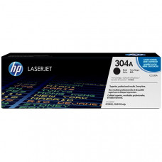 HP 304A (CC530A) Black Original LaserJet Toner Cartridge (3,500 Yield) - Design for the Environment (DfE), TAA Compliance CC530A