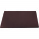 SIIG Large Artificial Leather Smooth Desk Mat Protector - Dark Brown - Rectangle - 22" Width x 0.1" Depth - Artificial Leather - Dark Brown CE-PD0512-S1