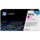 HP 504A (CE253A) Magenta Original LaserJet Toner Cartridge (7,000 Yield) - Design for the Environment (DfE), TAA Compliance CE253A