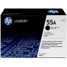 HP 55A (CE255A) Black Original LaserJet Toner Cartridge (6,000 Yield) - Design for the Environment (DfE), TAA Compliance CE255A