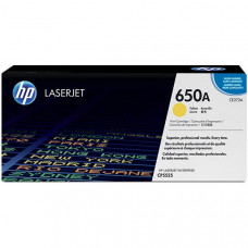 HP 650A (CE272A) Yellow Original LaserJet Toner Cartridge (15,000 Yield) - Design for the Environment (DfE), TAA Compliance CE272A