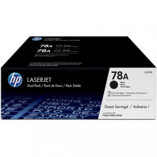 HP 78A (CE278D) Black 2-pack Original LaserJet Toner Cartridges (2 x 2,100 Yield) - Design for the Environment (DfE), TAA Compliance CE278D