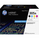 HP 305A (CE305AQ1) Toner Cartridge - Black, Cyan, Magenta, Yellow - Laser - 1520 Pages Black, 1800 Pages Cyan, 1800 Pages Magenta, 1800 Pages Yellow - 4 / Carton - TAA Compliance CE305AQ1