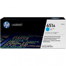 HP 651A (CE341A) Cyan Original LaserJet Toner Cartridge (16,000 Yield) - REACH, TAA Compliance CE341A