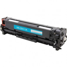 eReplacements CE411A-ER - Cyan - compatible - remanufactured - toner cartridge (alternative for:305A) - for LaserJet Pro 300 color M351a, 300 color MFP M375nw, 400 color M451, 400 color MFP M475 - TAA Compliance CE411A-ER