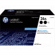 HP 26A (CF226AD1) Toner Cartridge - Black - Laser - 3100 Pages (Per Cartridge) - 2 / Carton - TAA Compliance CF226AD1