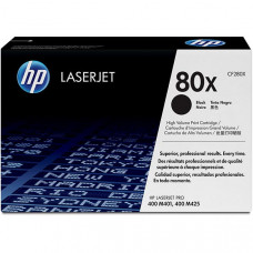 HP 80X (CF280X) Black Original LaserJet Toner Cartridge (6,900 Yield) - REACH, TAA Compliance CF280X