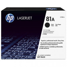 HP 81A (CF281A) Black Original LaserJet Toner Cartridge (10,500 Yield) - TAA Compliance CF281A