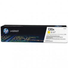 HP 130A (CF352A) Yellow Original LaserJet Toner Cartridge (1,000 Yield) - TAA Compliance CF352A