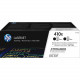 HP 410X (CF410XD) 2-Pack High Yield Black Original LaserJet Toner Cartridges (2 x 6,500 Yield) - TAA Compliance CF410XD