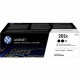 HP 202X (CF500XD) Toner Cartridge - Black - Laser - High Yield - 3200 Pages Black - 2 / Each - TAA Compliance CF500XD