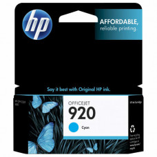 HP 920 Original Ink Cartridge - Cyan - Inkjet - Standard Yield - 300 Pages - 1 / Pack CH634AN#140