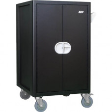 AVer AVerCharge E36c+ 36 Device Economy Charging Cart - 4 Casters - 5" Caster Size - Solid Steel - 27.1" Width x 25.2" Depth x 42.8" Height - Black - For 36 Devices CHRGE36C+