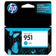 HP 951 (CN050AN) Cyan Original Ink Cartridge (700 Yield) - Design for the Environment (DfE), TAA Compliance CN050AN