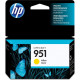 HP 951 Original Ink Cartridge - Single Pack - Inkjet - Yellow - 1 Each CN052AN#140