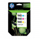 HP 940 Combo Pack Ink Cartridge - Cyan, Magenta, Yellow - Inkjet - 900 Page - 3 / Pack CN065FN#140