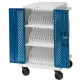 Bretford Core M Carts - 2 Shelf - 4 Casters - 25.3" Width x 26.5" Depth x 41.4" Height - For 24 Devices - TAA Compliance CORE24MS-90D